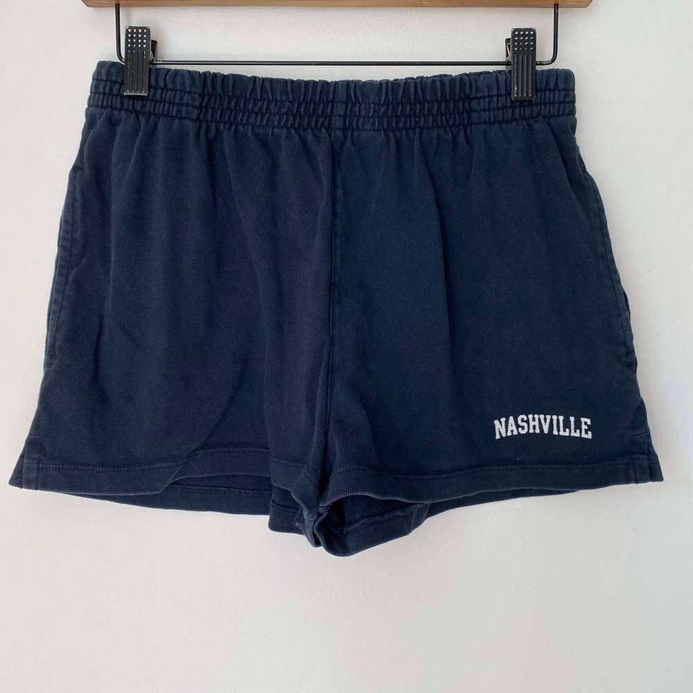 Brandy Melville Shorts Women’s XS 100% Cotton Navy Blue Nashville Short